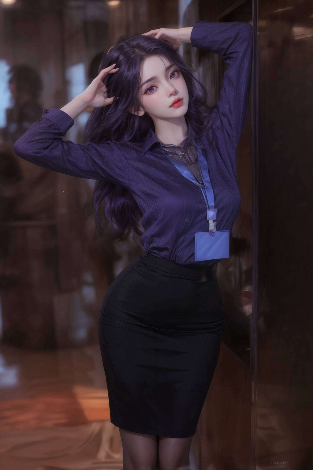 眼神狡黠灵动活泼