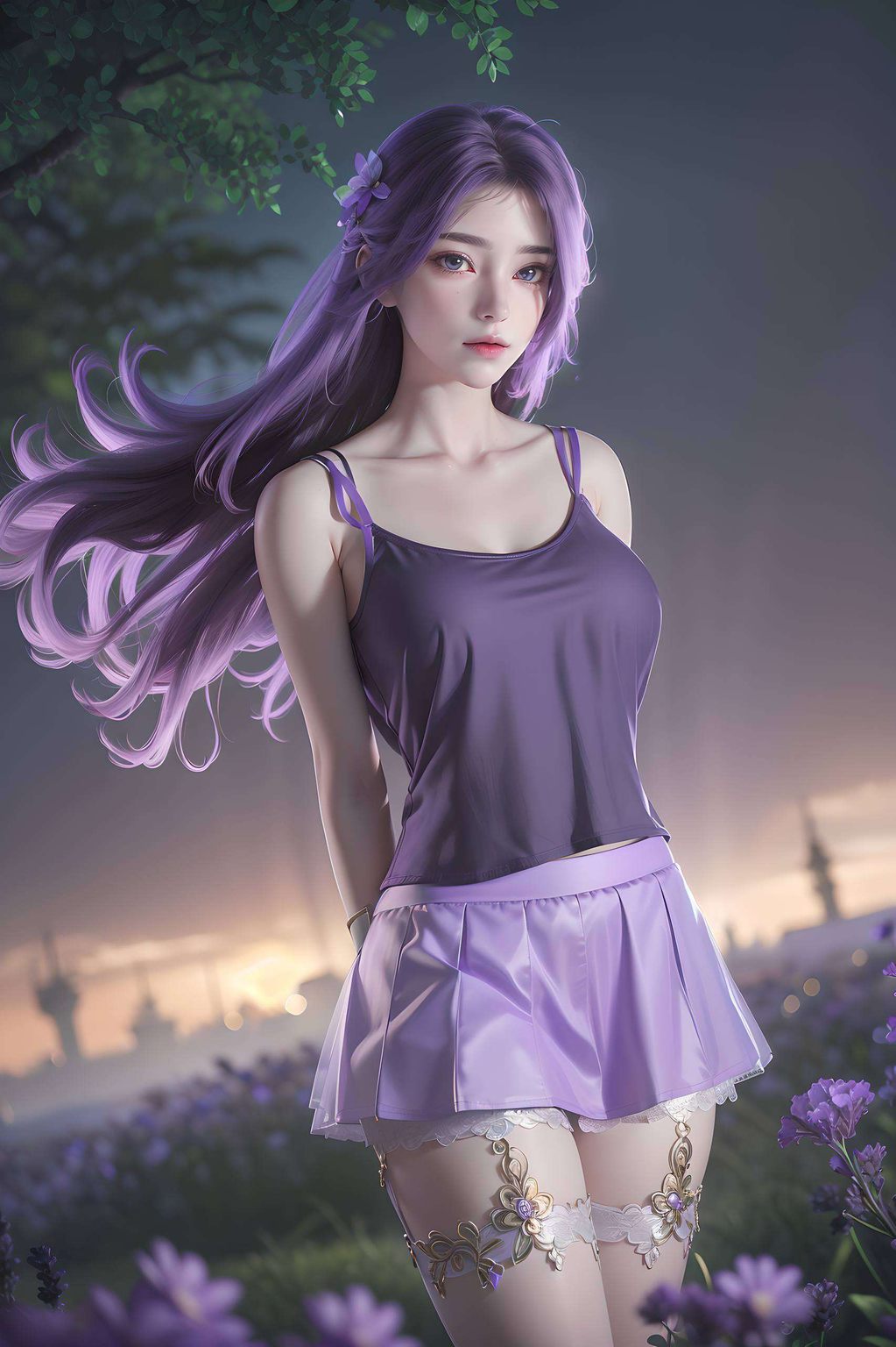 她是那完美世界中的一抹亮色云曦壁纸如梦幻般绽放