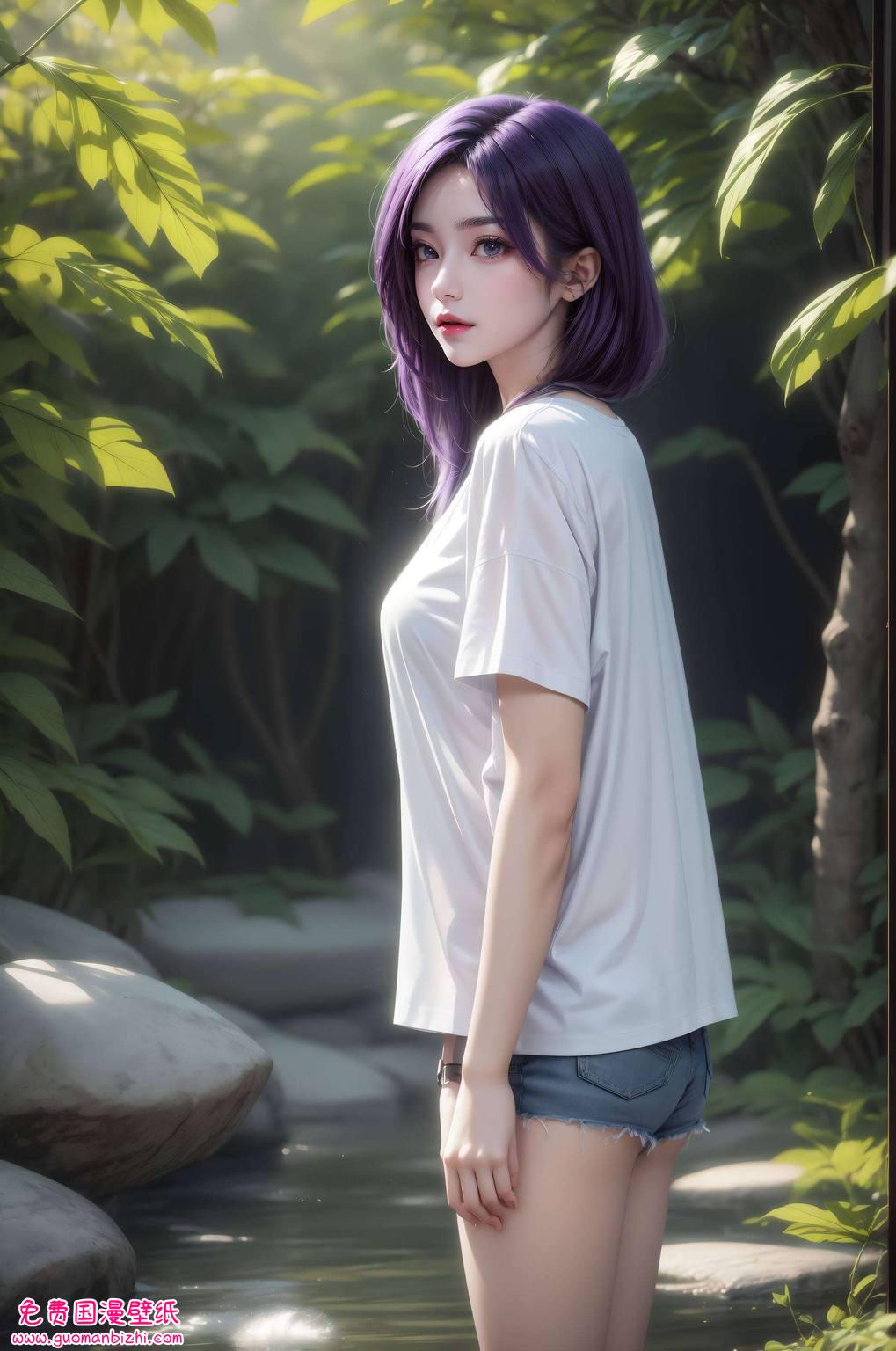 感受着动漫美女的魅力与风采她的每一次微笑