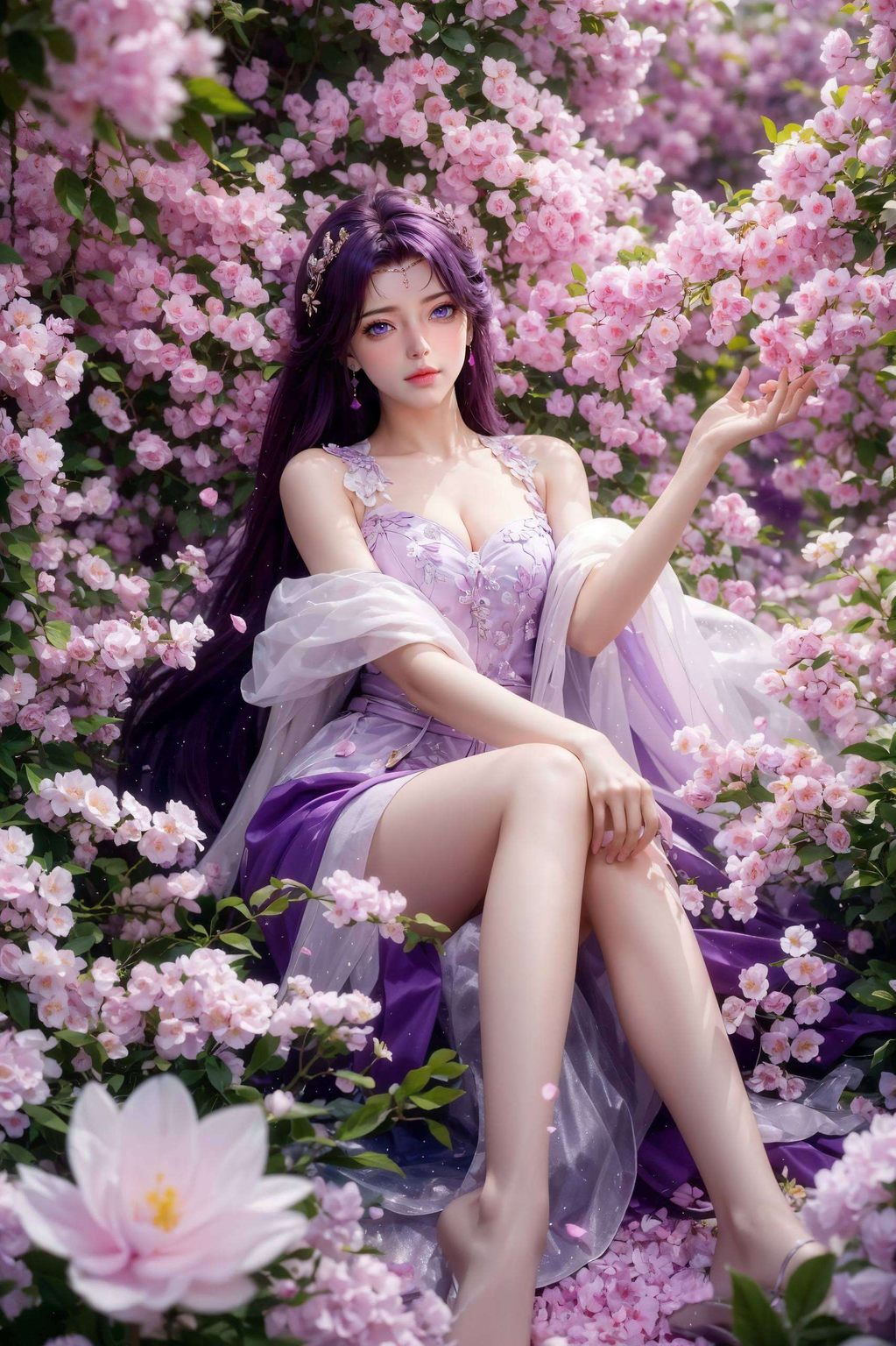 她的美如同天际的星辰