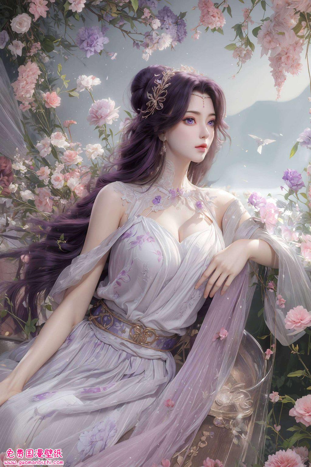 让每个桌面都变得美美哒！🎉 快来 pick 你喜欢的国漫美女各位小可爱们