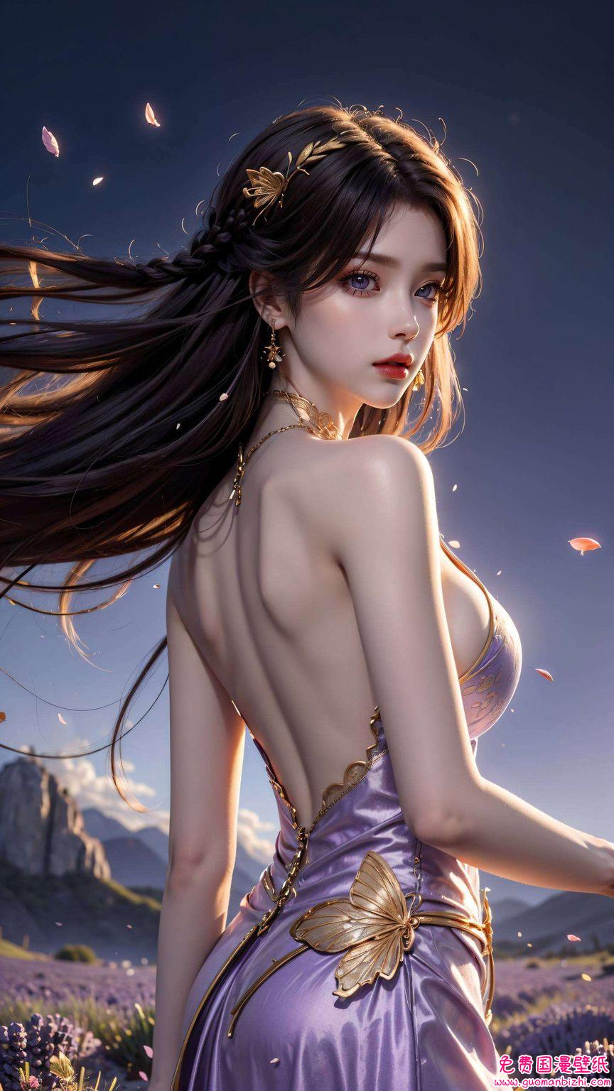 每次出场都让人眼前一亮！快来下载这些国漫美女的壁纸飘渺如云