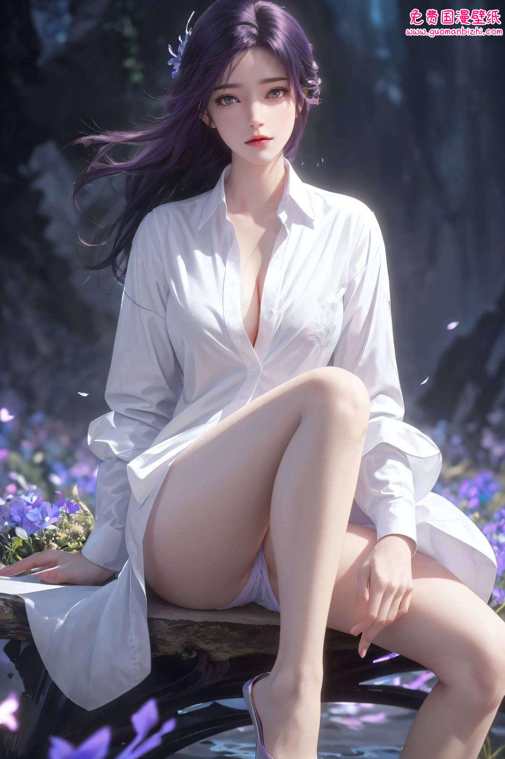 云曦的美在绚丽多彩的动漫世界里