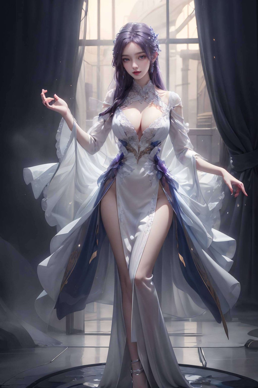 在这繁华的世界里她的美