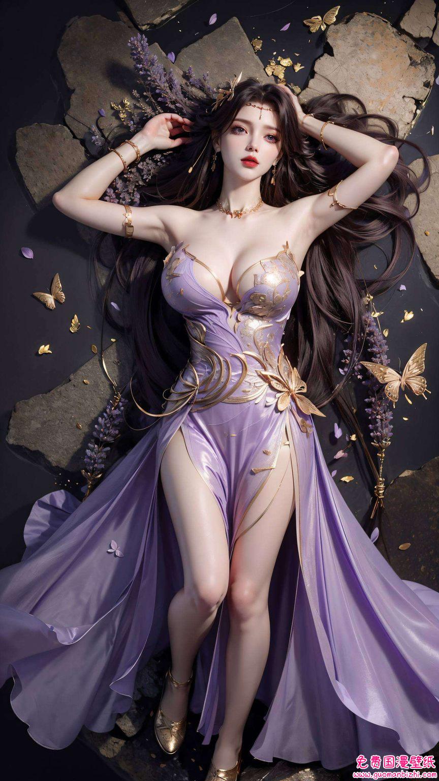 快来感受一下这份玄幻世界的浪漫与活力吧！壁纸上她的每一个动作都像是在对你放电那双明亮的眼睛仿佛能看透你的心
