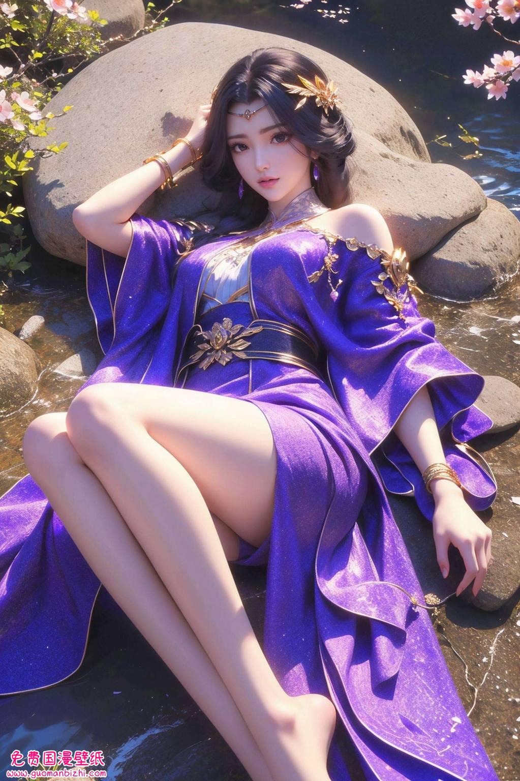 让人不禁对美好事物的追求充满无限向往国漫女神的倩影