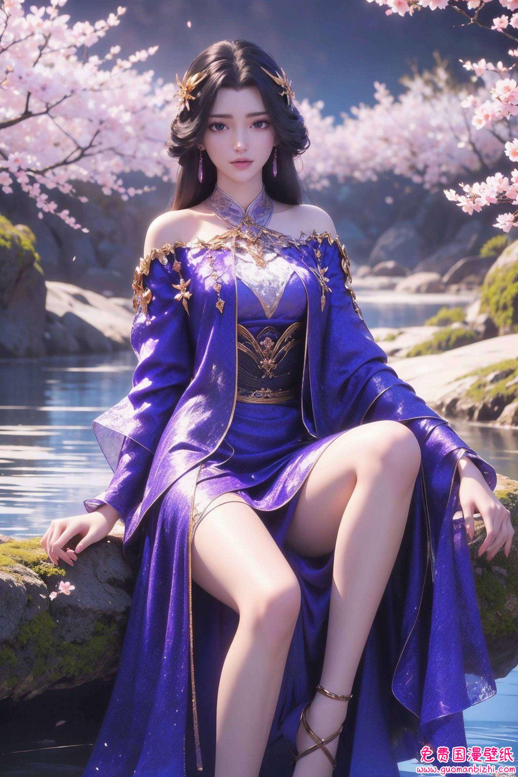 也有国漫美女的灵动映照出完美世界;国漫女神们