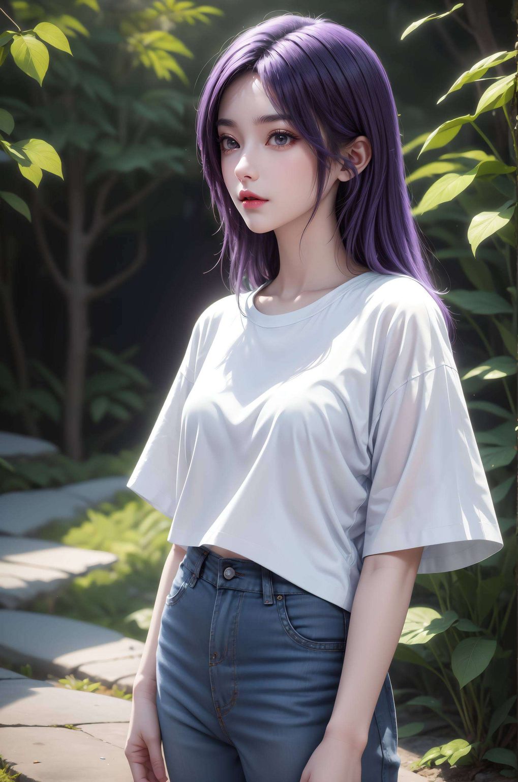 那双明亮的眼睛散发着令人迷醉的光芒