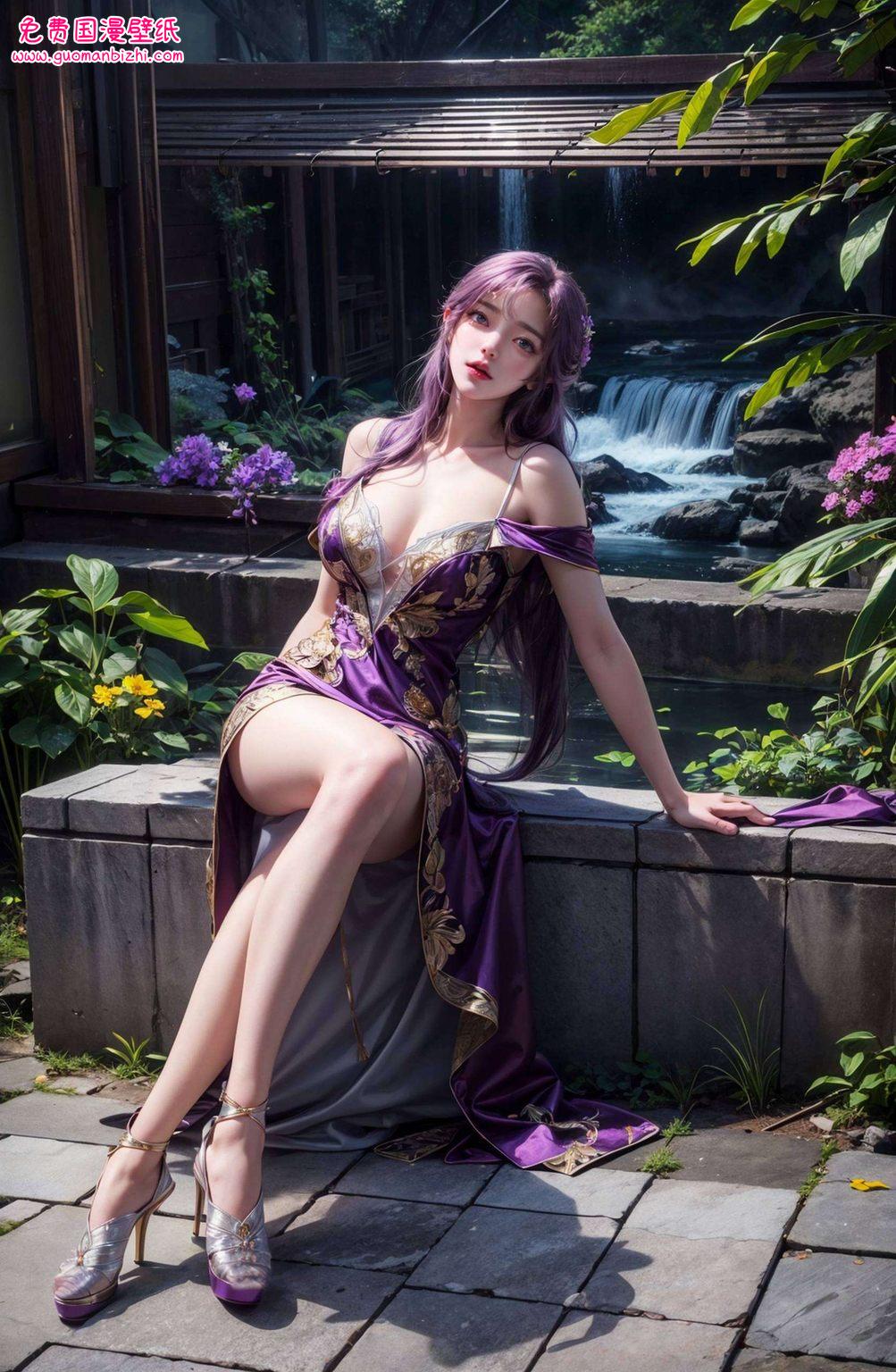 嘿保证让你的手机瞬间变身完美世界!快来感受这份国漫美女的魅力吧