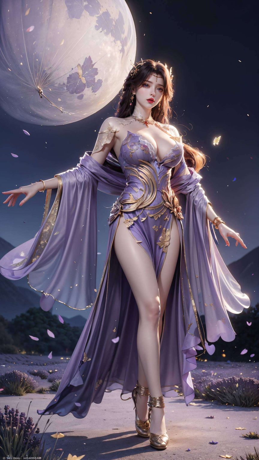 轻轻舞动动漫美女的灵动与玄幻的交融
