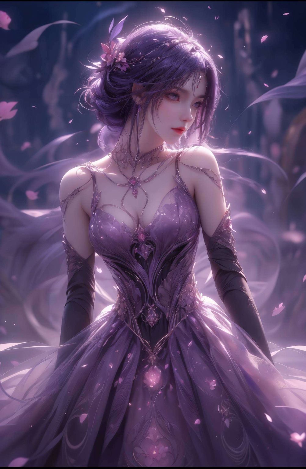 每一次的出现都让人眼前一亮宛如《完美世界》里的精灵女神