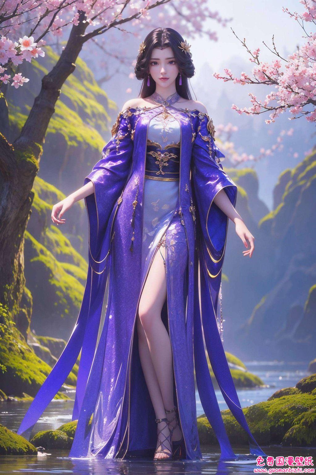 她是国漫中的绝世美女令人陶醉