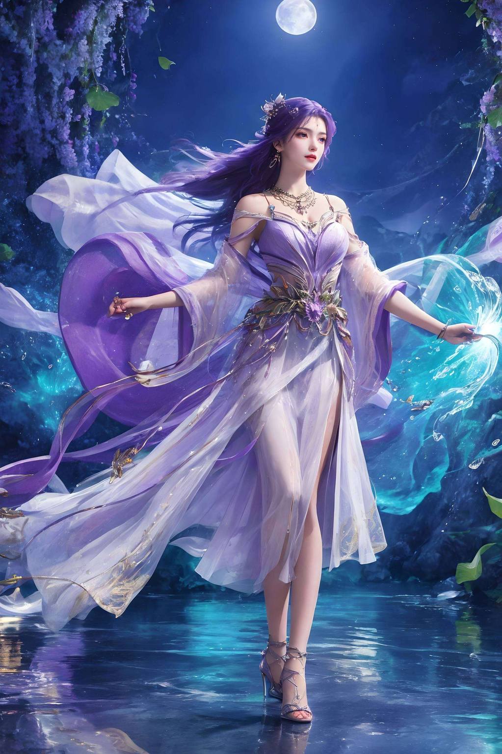 让人陶醉于玄幻的梦境之中我仿佛感受到了国漫女神的温柔气息