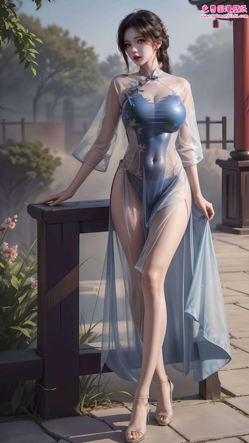 女神风华似月光动漫之美