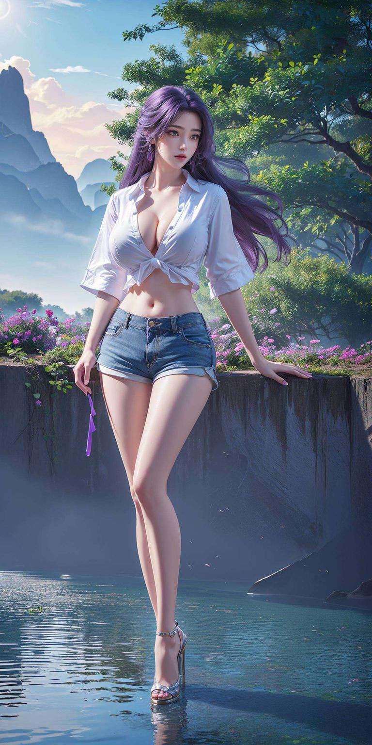 是玄幻故事里的温柔女神她是那完美世界中的一抹亮色