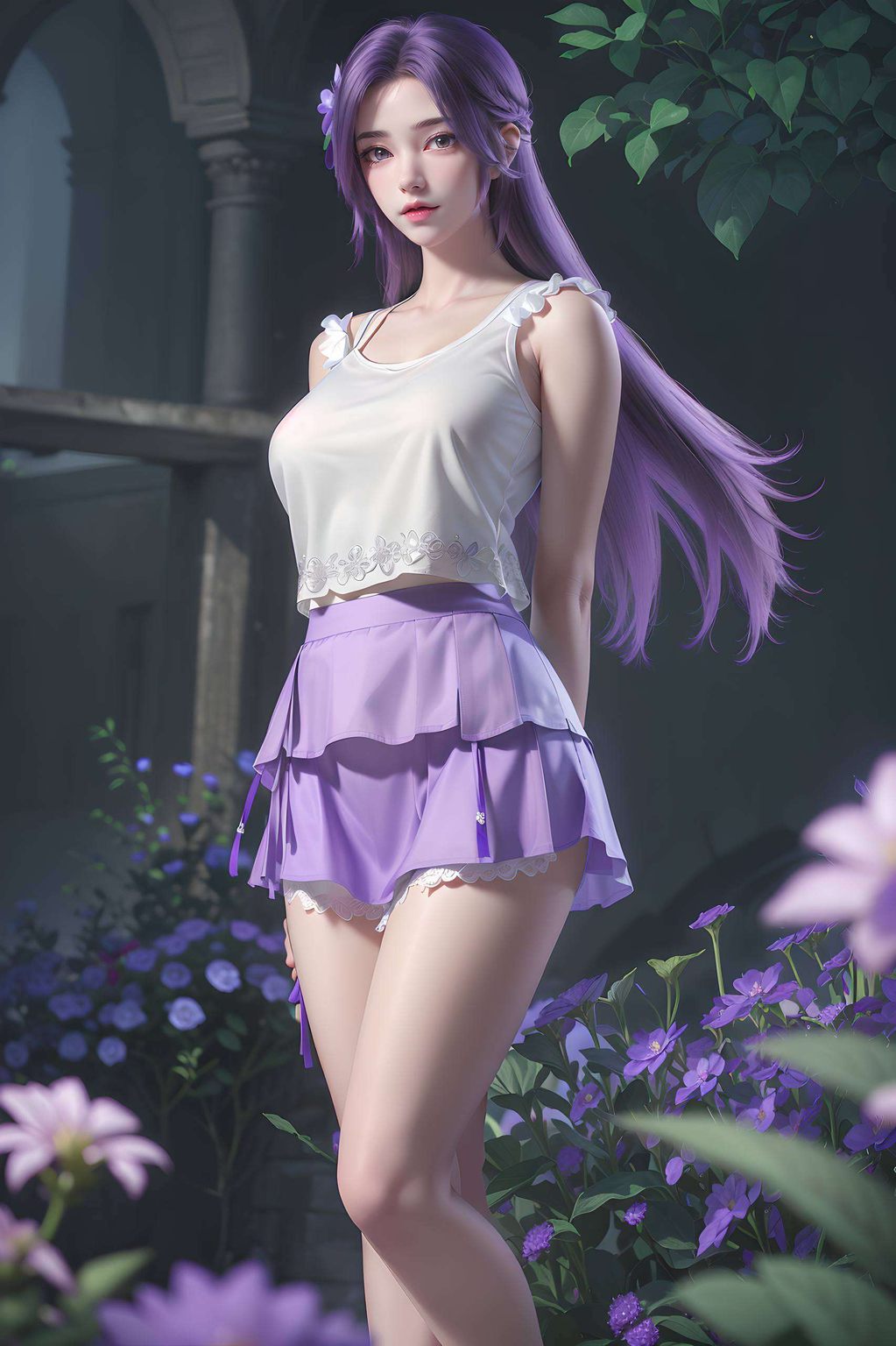 宛若仙子降临凡尘她以完美世界之姿