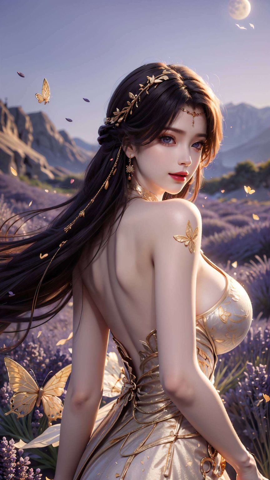 云曦以其婉约之姿、玄幻之韵