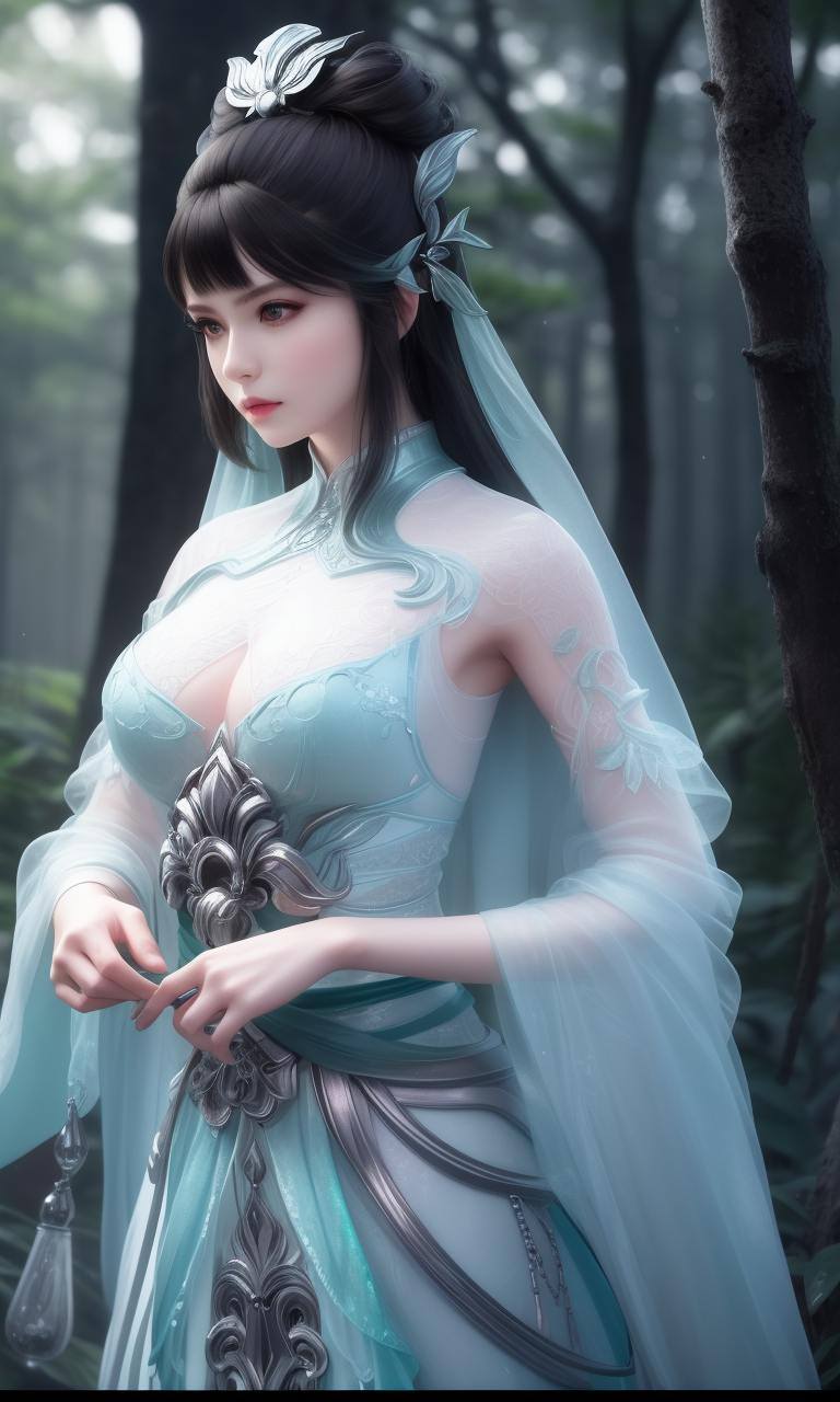 将雨紫陌的仙气与苹果炫彩技术巧妙结合简直就像是把完美世界搬到了您的电脑屏幕上！想看看国漫女神的柔美