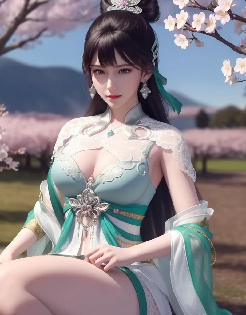 她的限定壁纸成为了无数粉丝心中的国漫女神