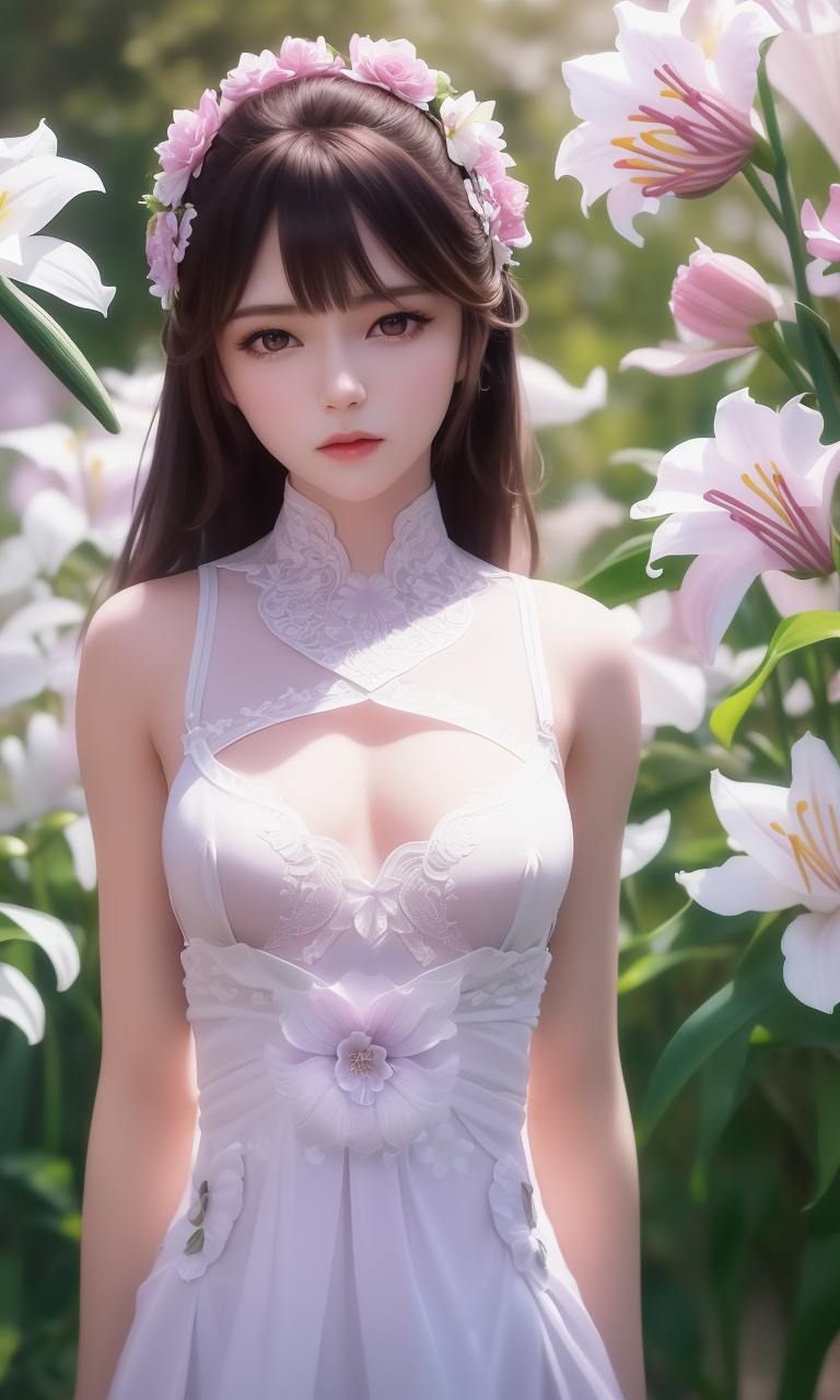 似仙子般飘逸如同从故事中走出的画卷