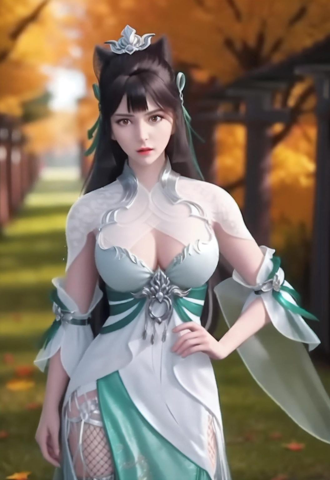 化作4K超清壁纸她是国漫中的瑰丽女神