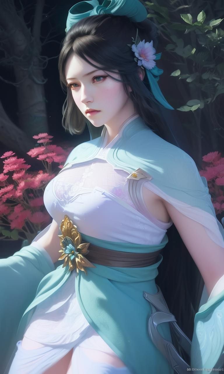 她的壁纸头像更是无数动漫迷心中的国漫女神