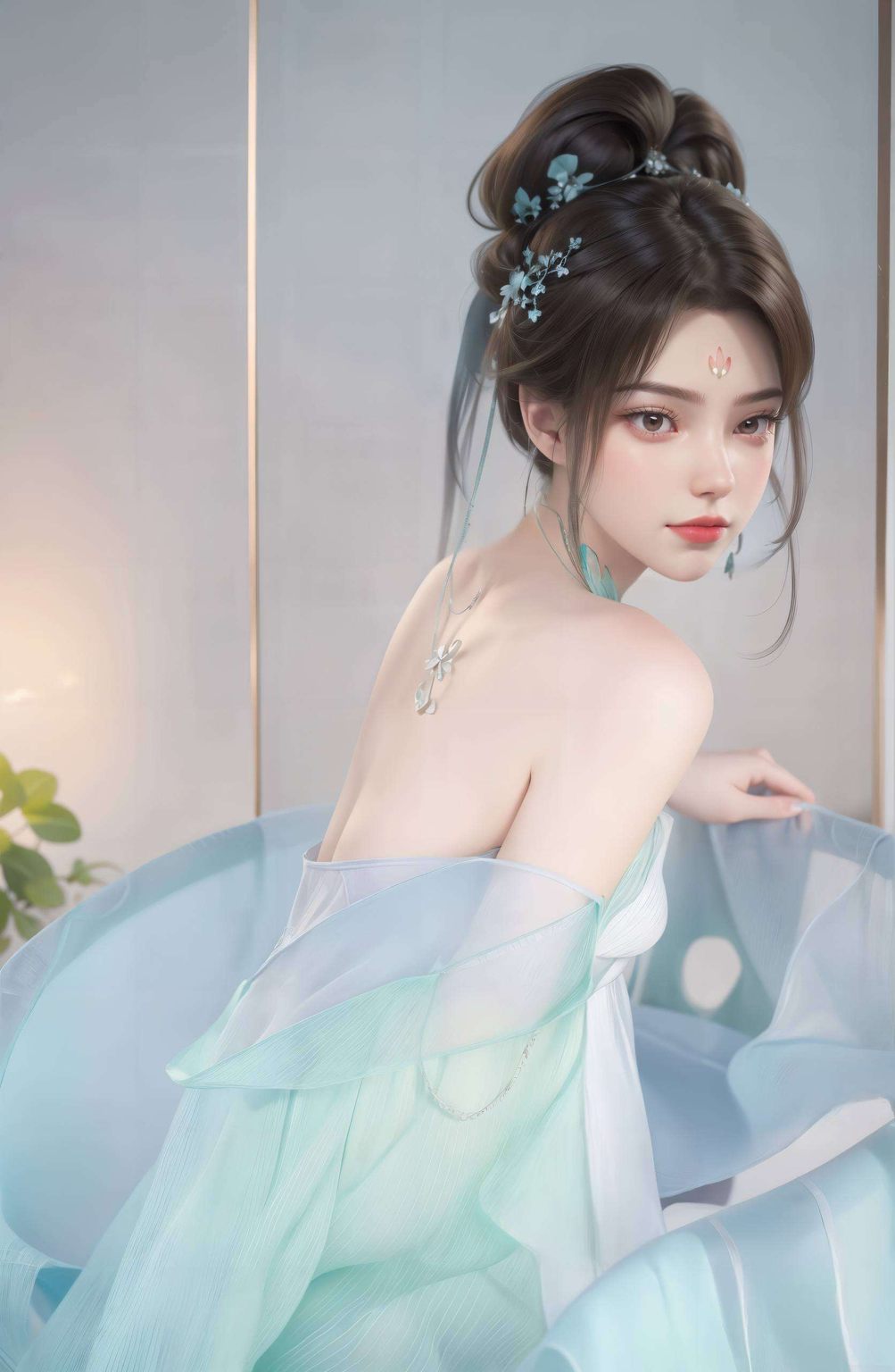 为你的Win10桌面带来一抹清新的国漫风情将国漫美女的柔美与坚韧完美融合