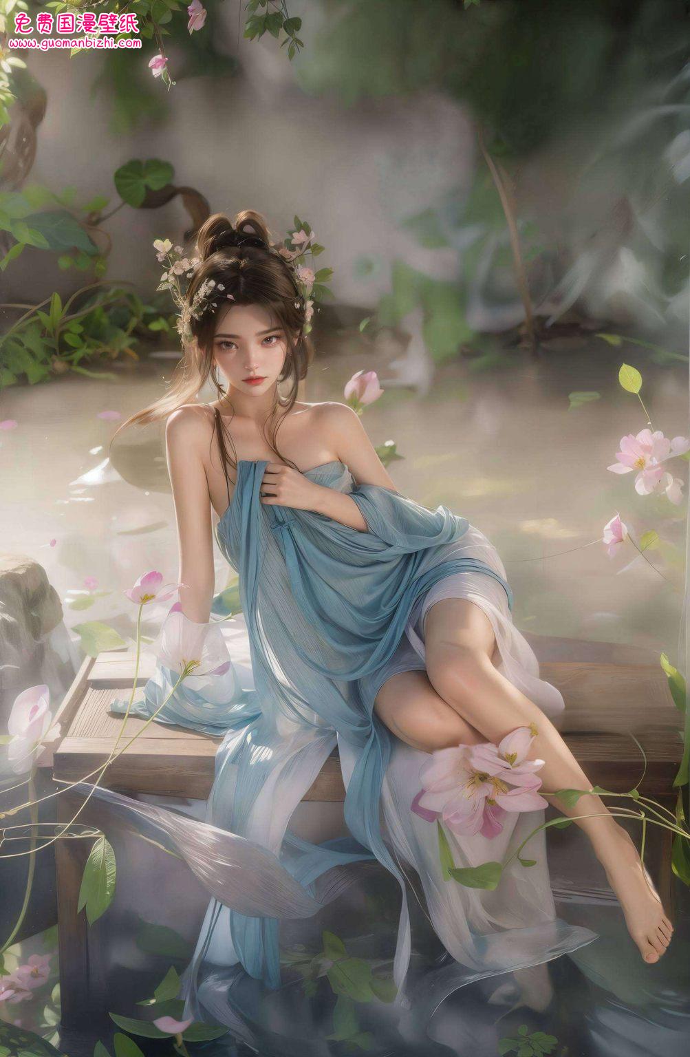 都是对动漫女神无尽的向往在紫色的梦幻中