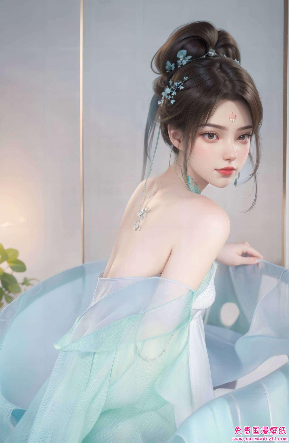 她是国漫中的灵动仙子为这个世界带来一抹绚烂的玄幻色彩