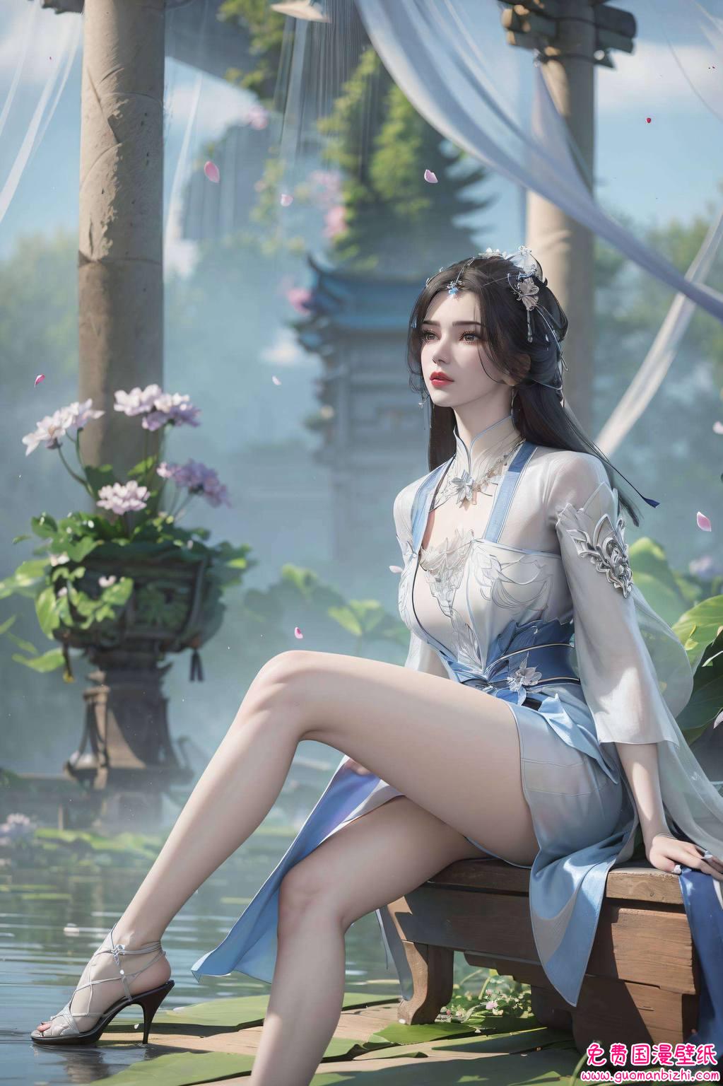 图中尽显玄幻色彩