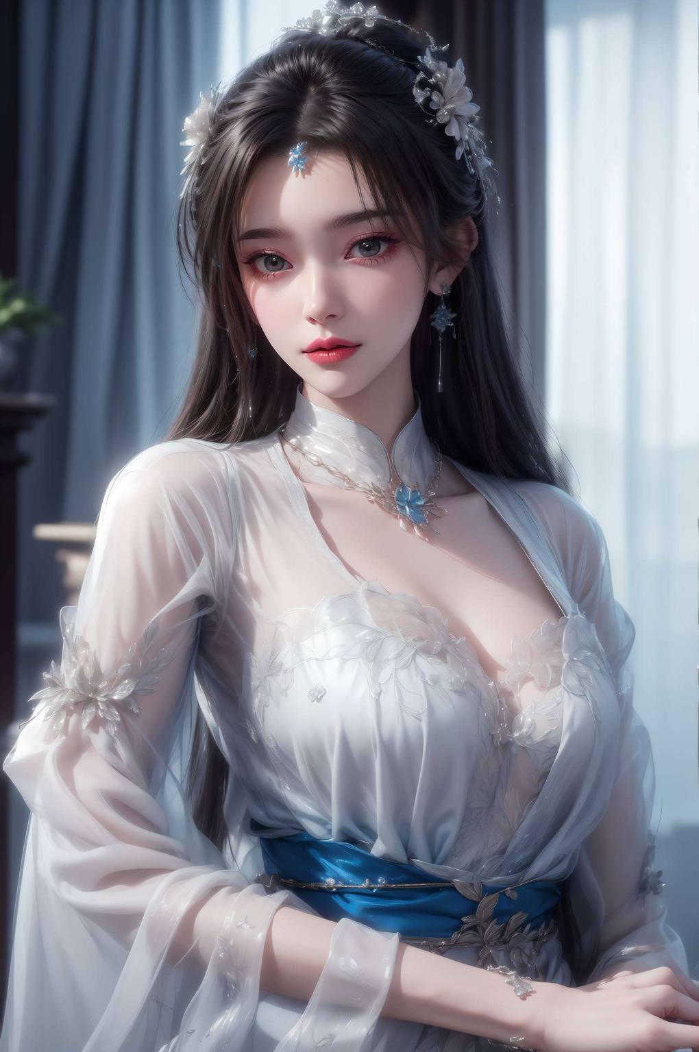 在这个充满幻想的国漫世界中李慕婉壁纸