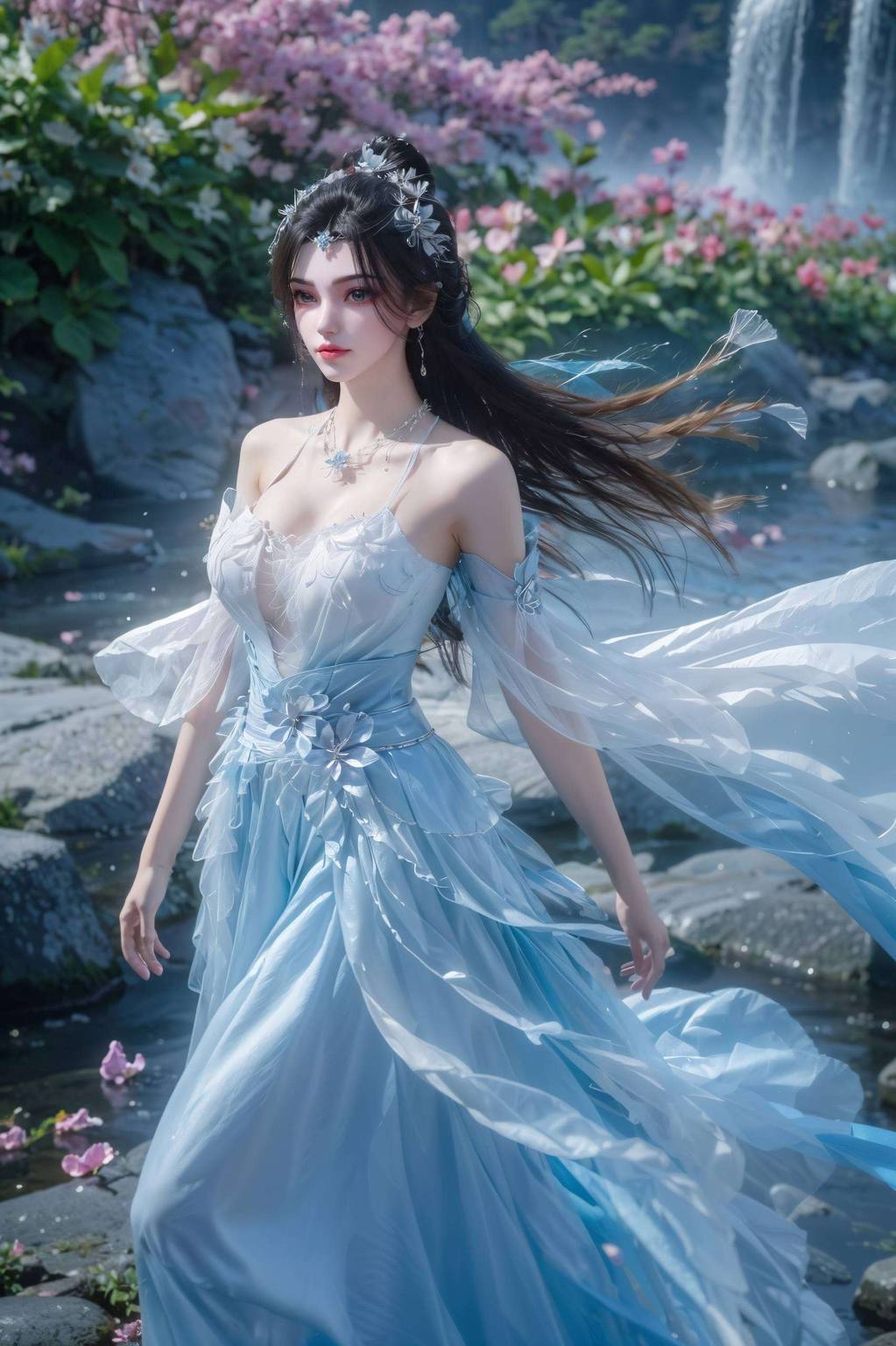 化为电脑壁纸更是一位国漫女神的温柔注视