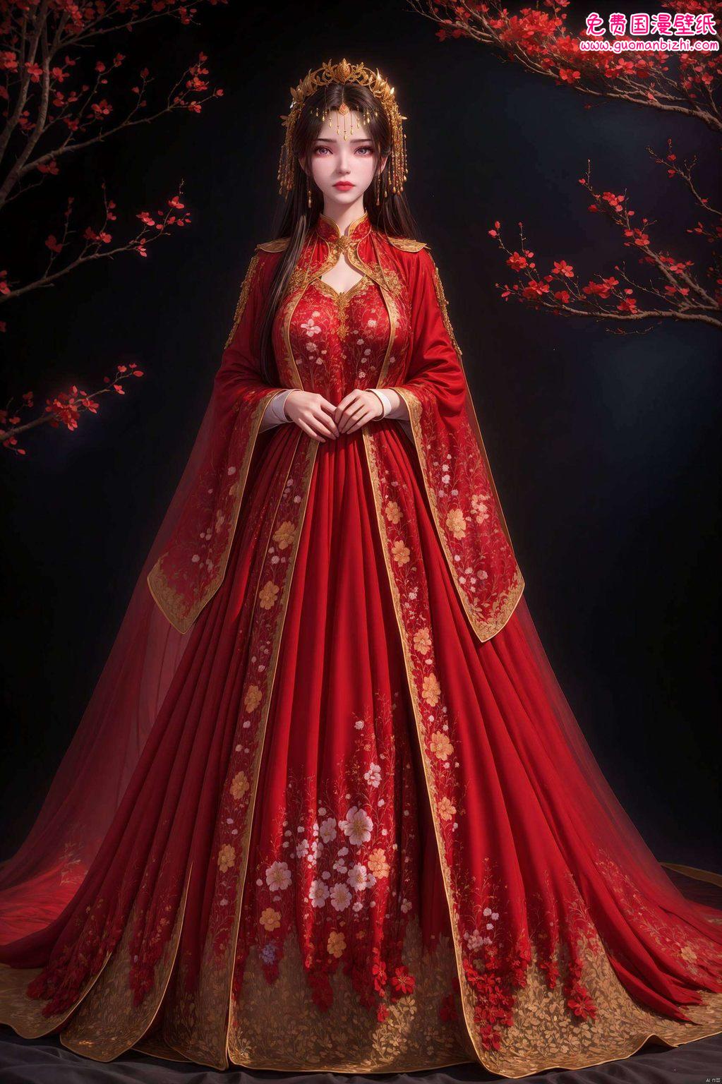 这幅壁纸李慕婉以其怀孕的大肚子形象