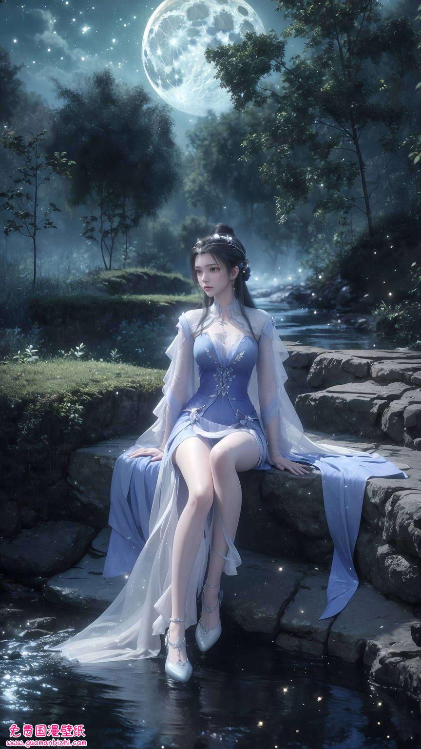 高清画质李慕婉全屏动画壁纸