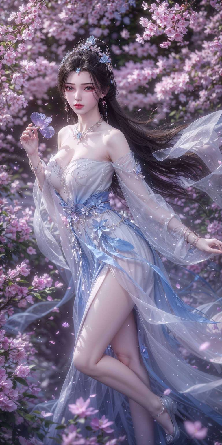 以她的婉约与柔美为你的电脑桌面披上了一袭仙逆的华裳