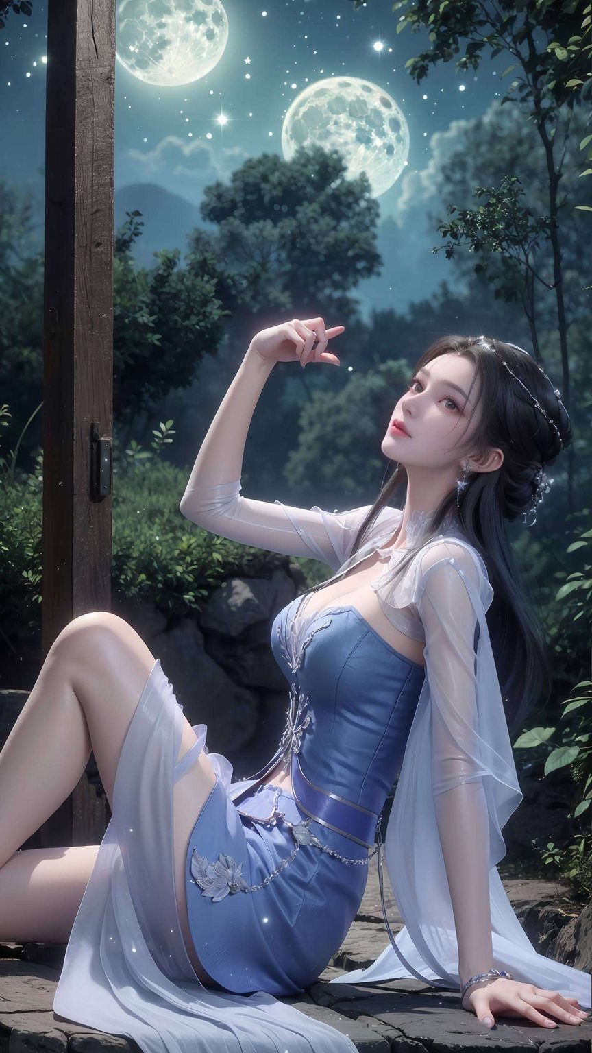 眼神里藏着千年的秘密让旁人羡慕嫉妒恨去吧！国漫女神的魅力