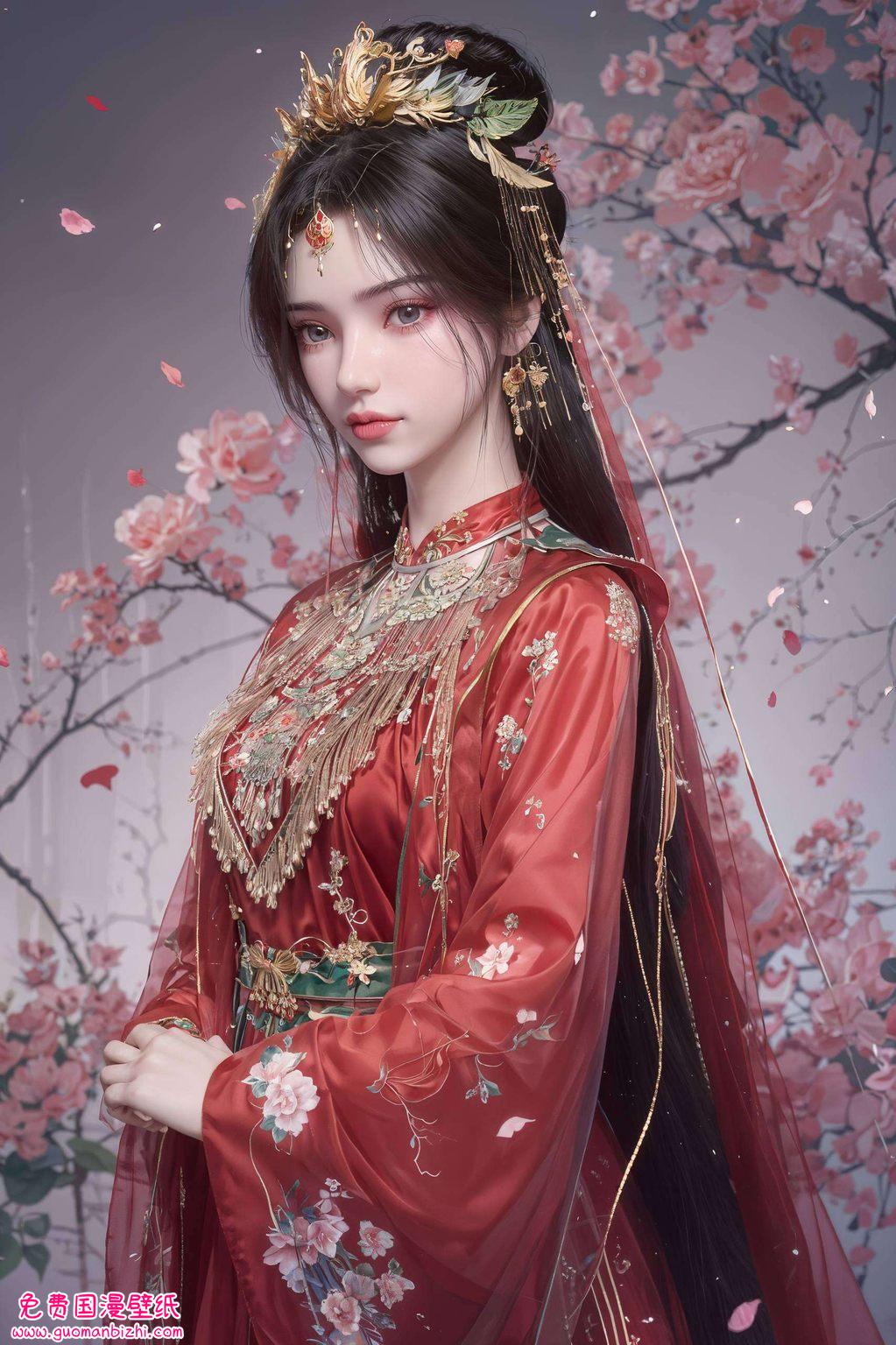 这款AI图片模型游戏壁纸穿梭在国漫的绚丽世界