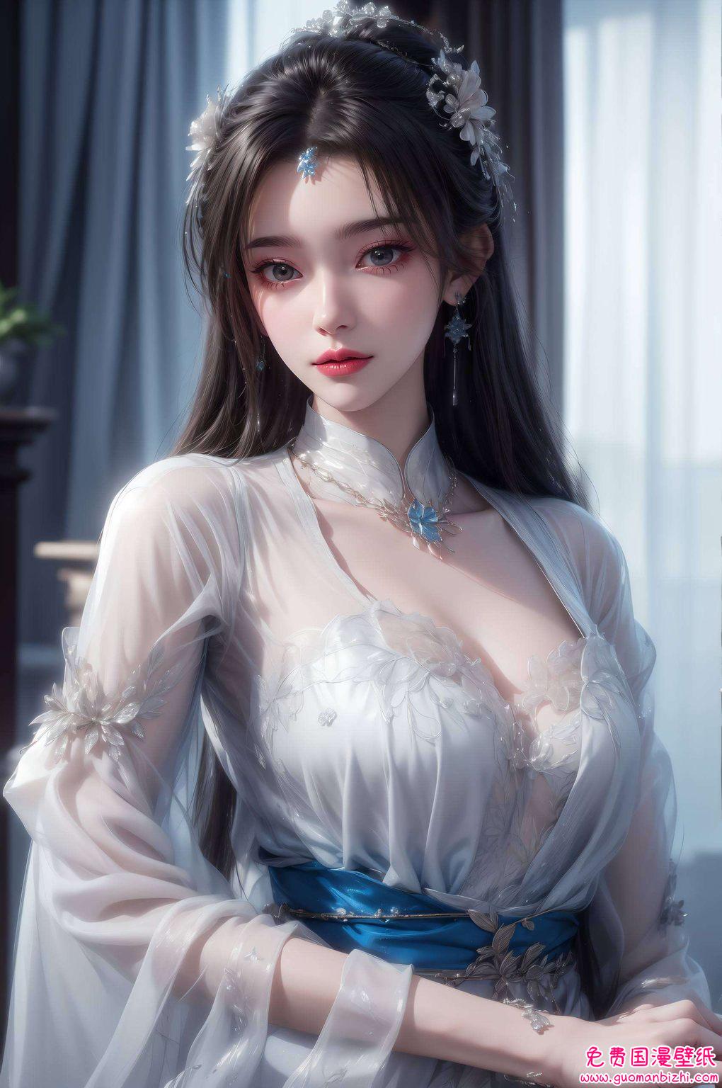 动漫美女的魅力完美融入每一寸桌面空间