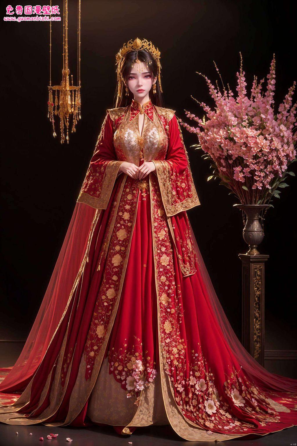 她的眼神深邃如同壁画中的女神