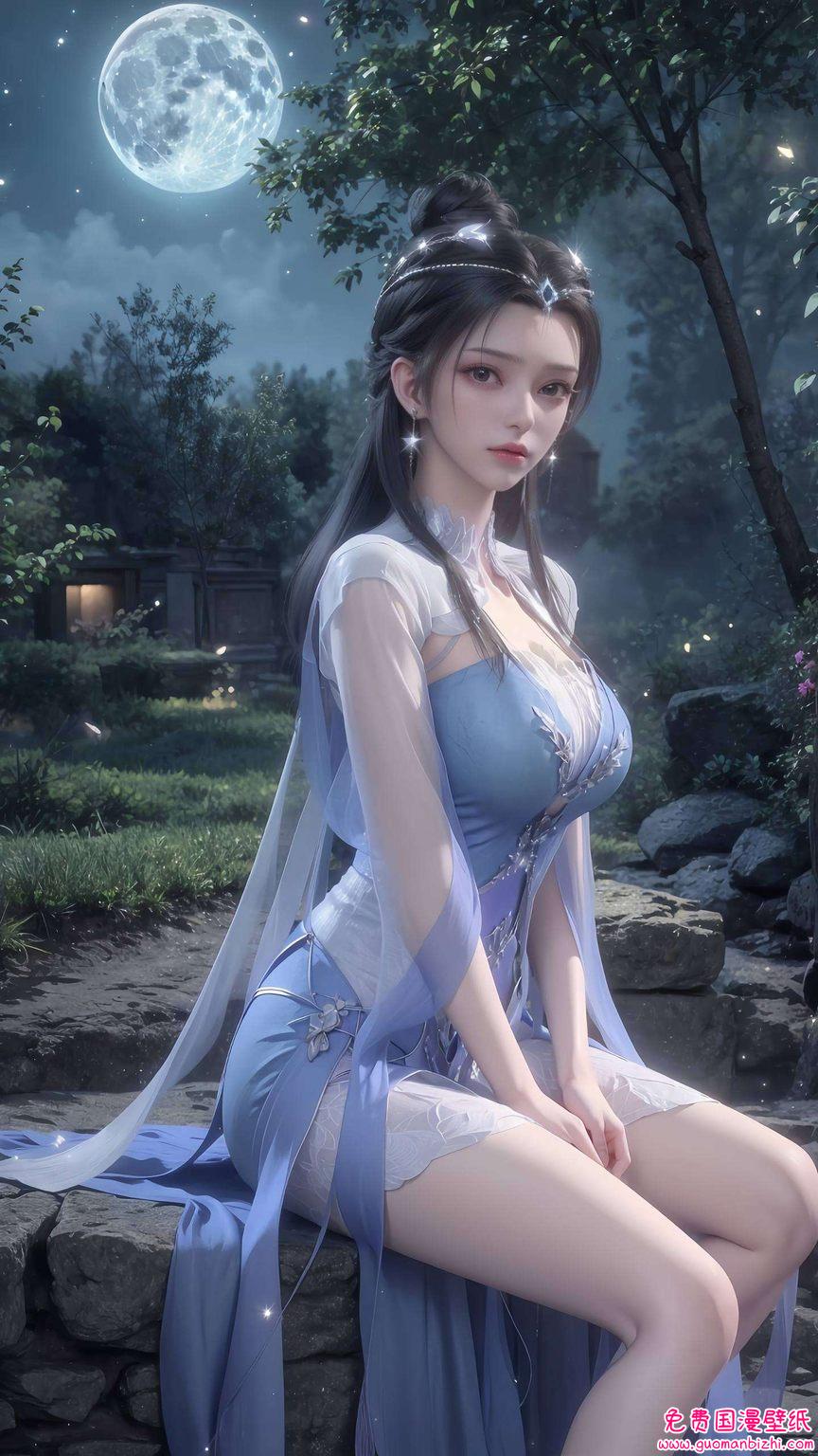 将国漫女神的灵动与魅力展现得淋漓尽致更融入了玄幻色彩