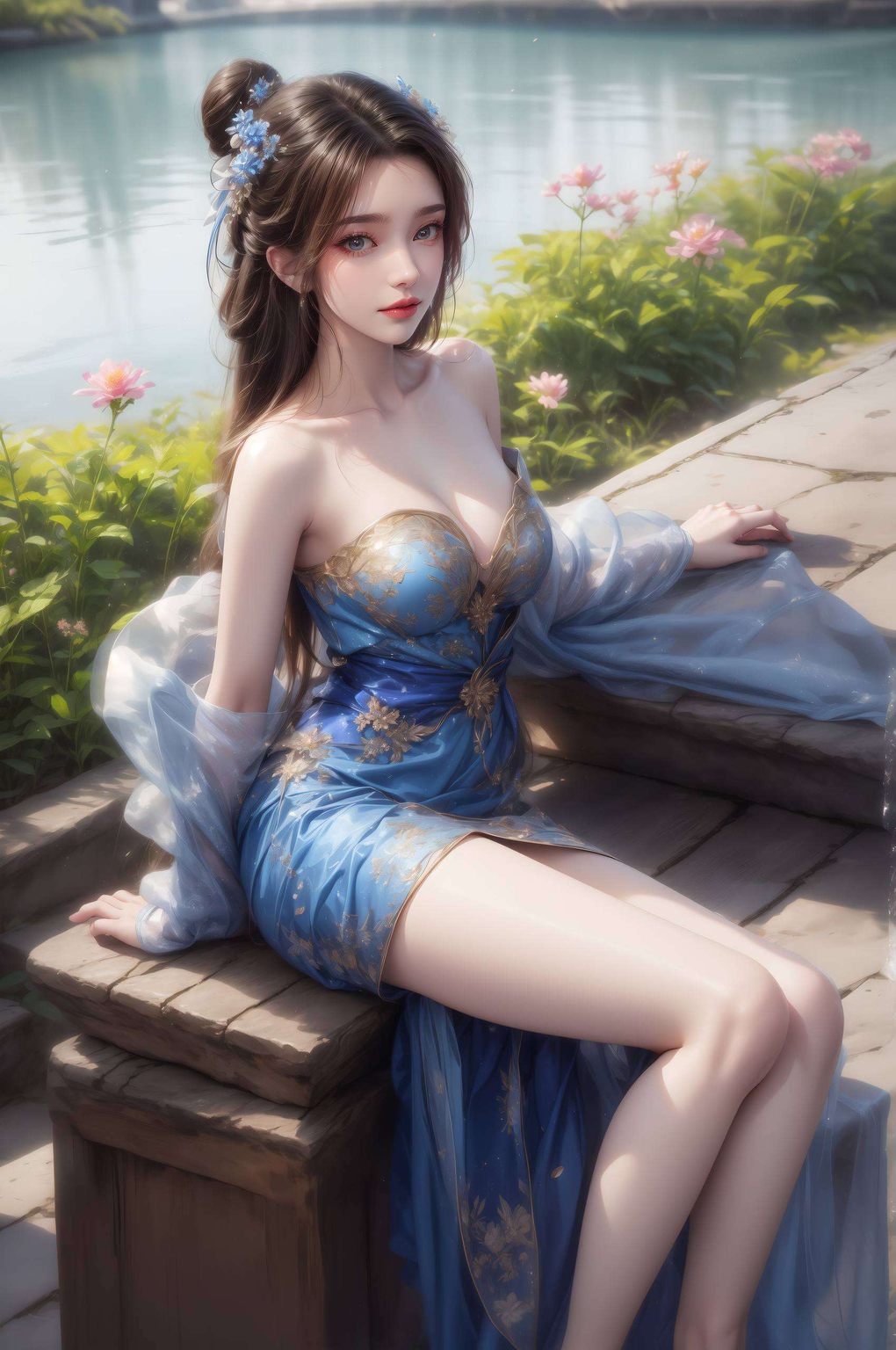 平板壁纸李慕婉如梦似幻