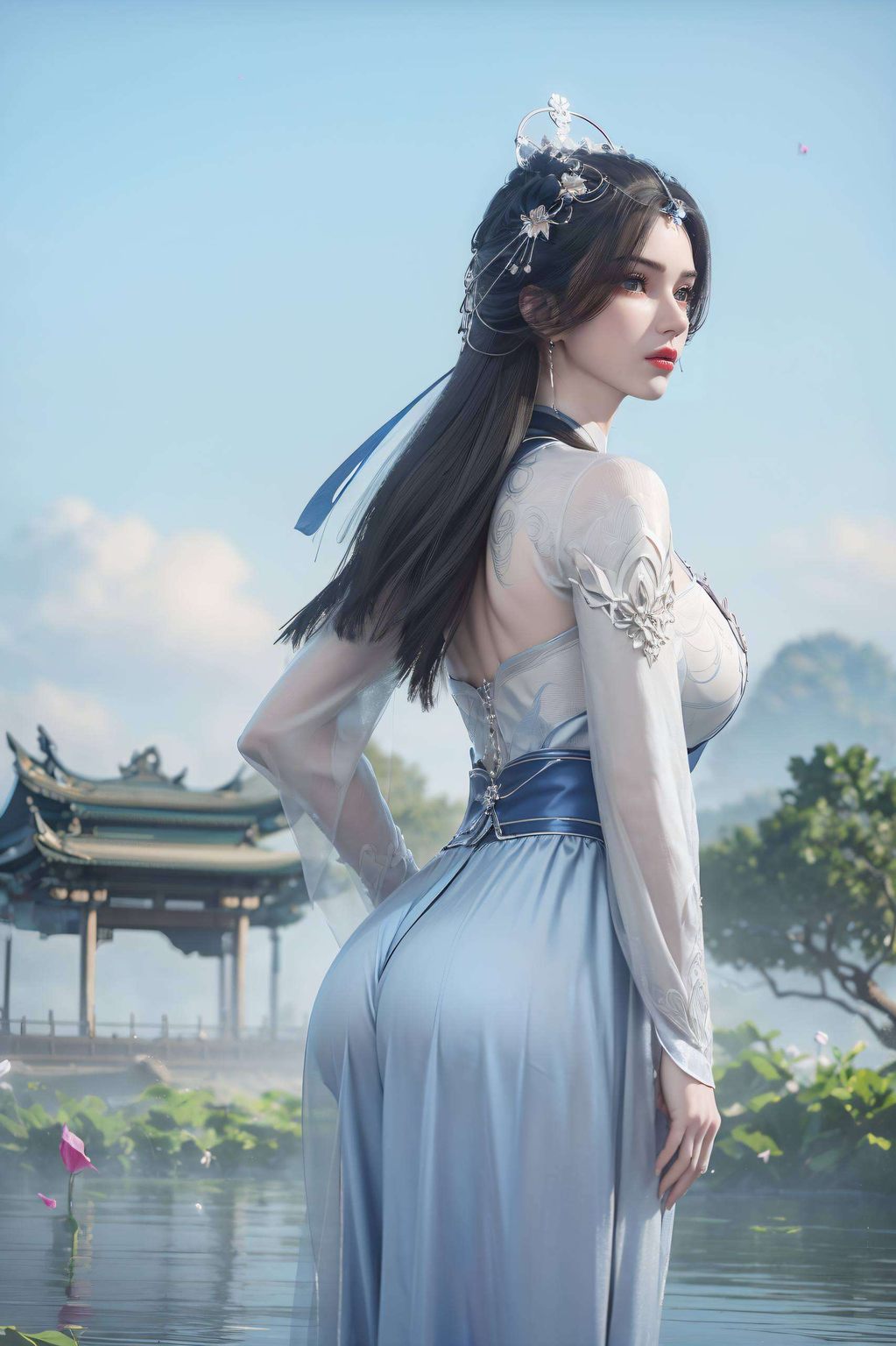 简直就是为了她量身定做的！谁说国漫美女不如动漫女神？李慕婉一出场她的壁纸