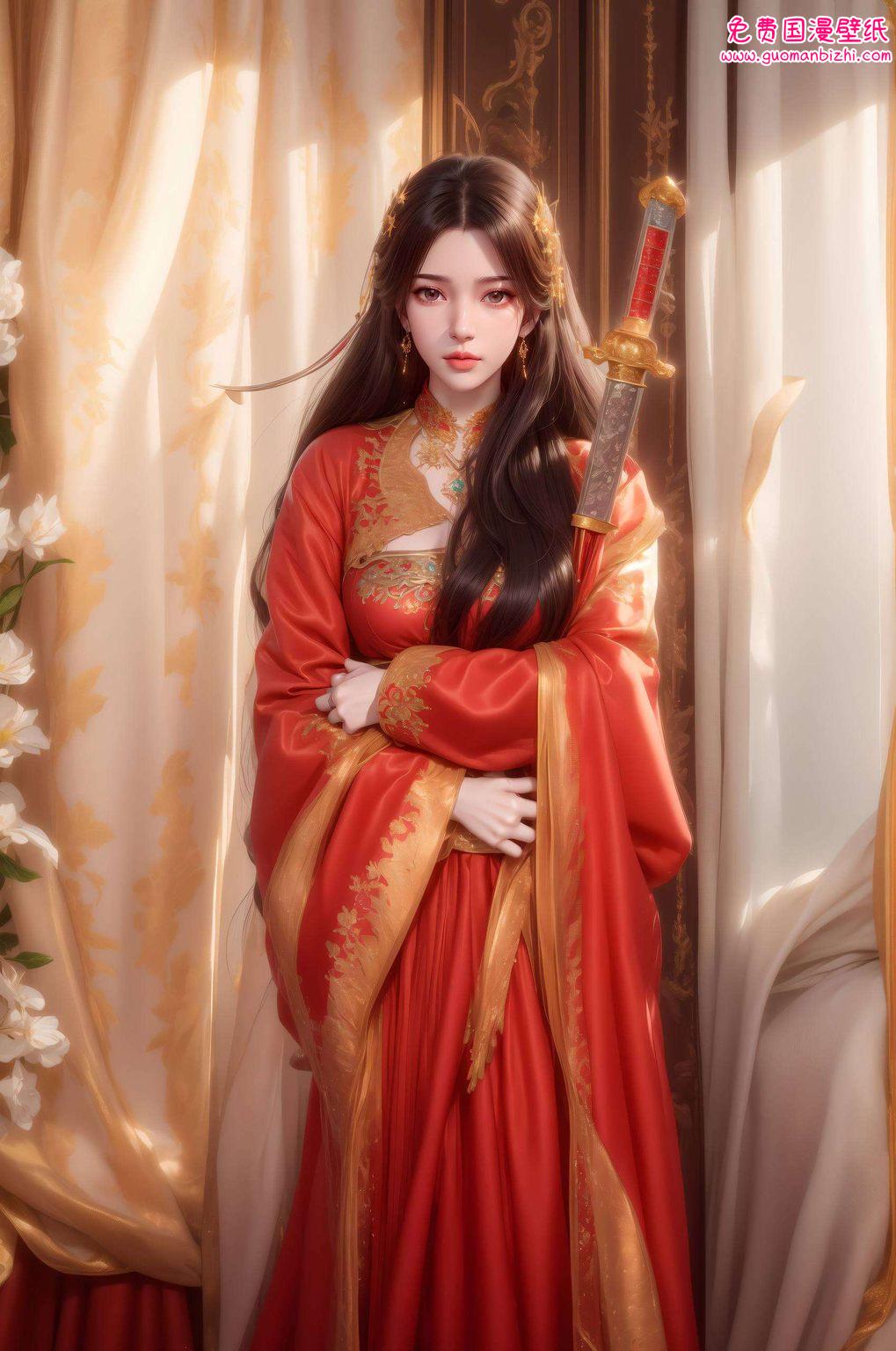 缓缓展开目睹动漫美女的灵动眼神