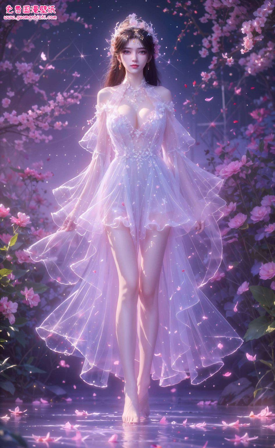 李慕婉轻纱遮面动漫女神的魅力