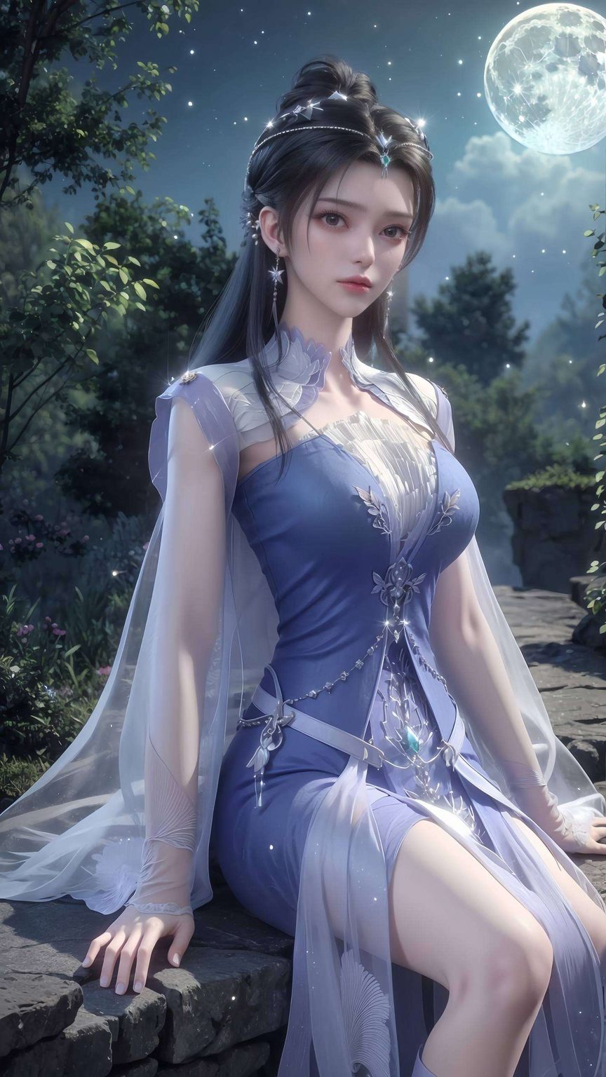 李慕婉那独特的韵味仿佛从仙逆中走出来的一般