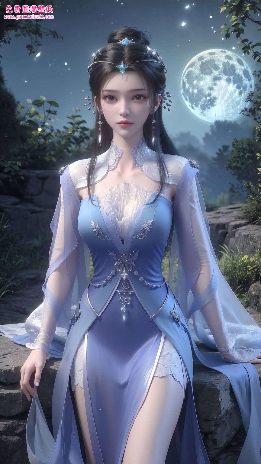 那抹清丽的身影如同穿越时空的仙子