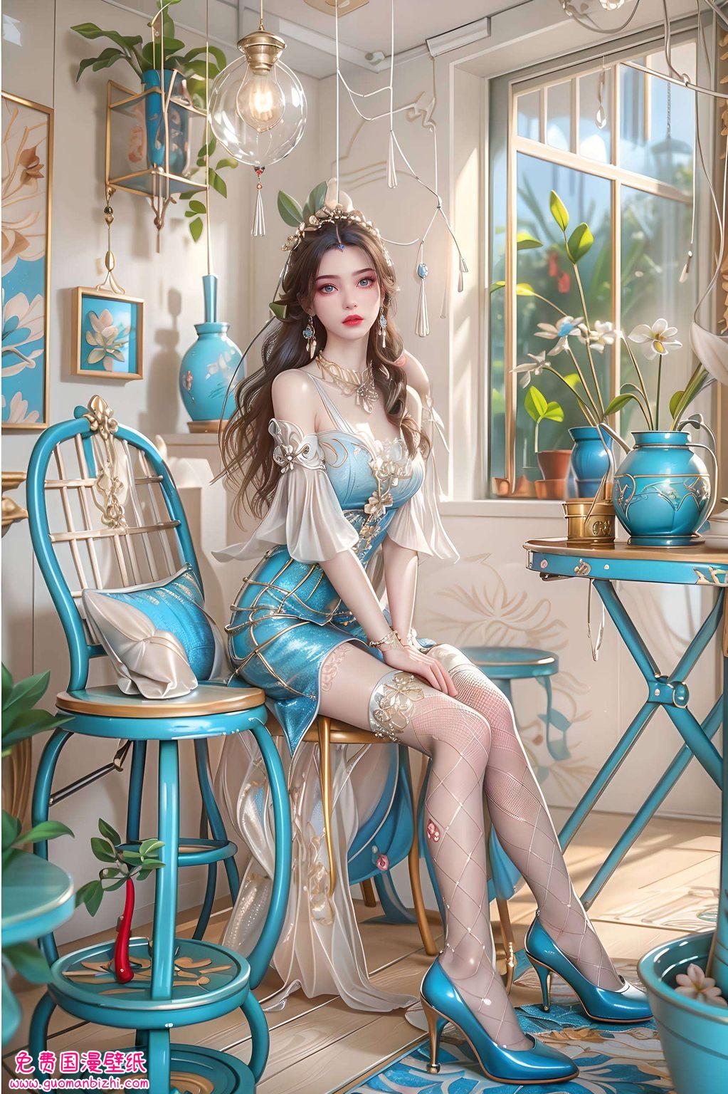 这图儿色彩斑斓英姿飒爽