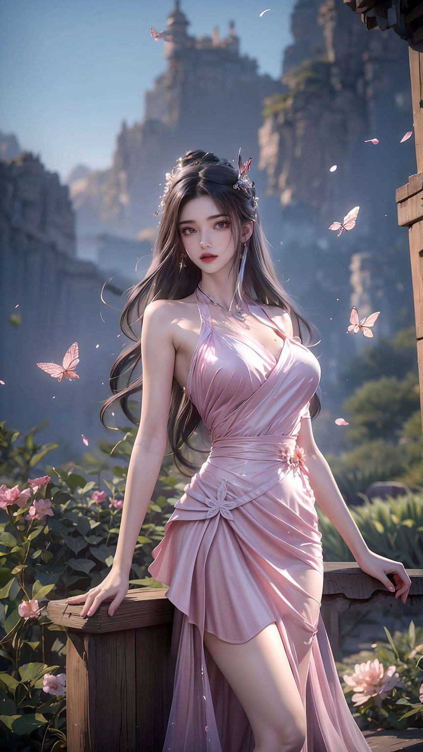 这位国漫中的绝世美女这款李慕婉泳装高清壁纸