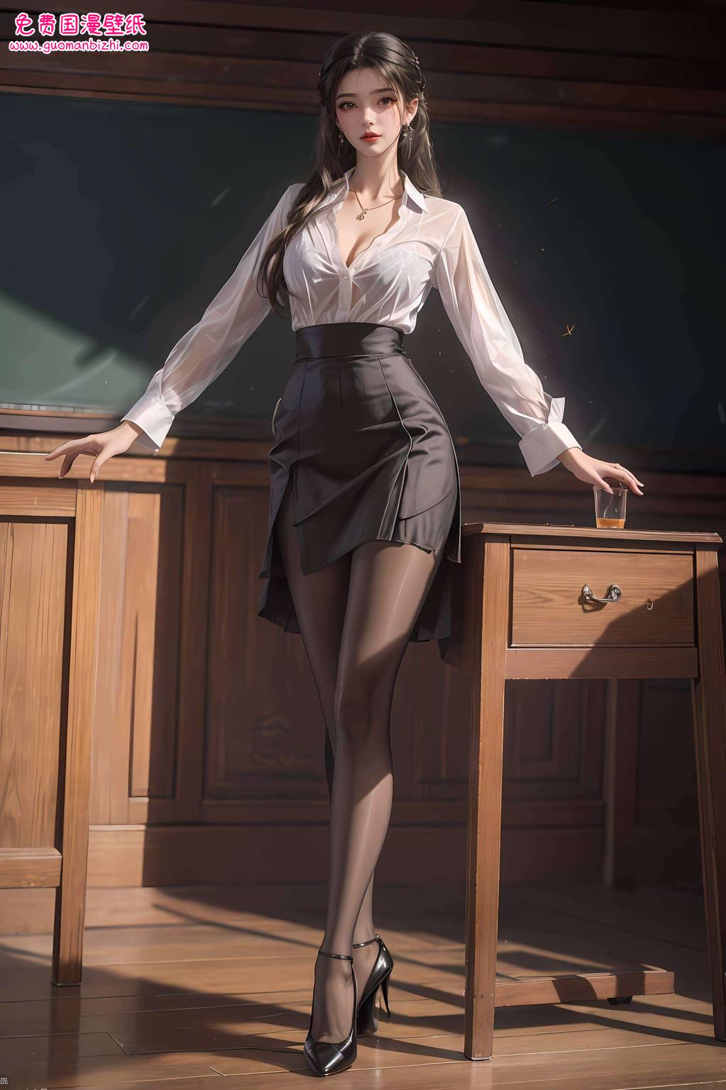 仿佛诉说着一段不为人知的玄幻故事将动漫美女的灵动之美展现得淋漓尽致
