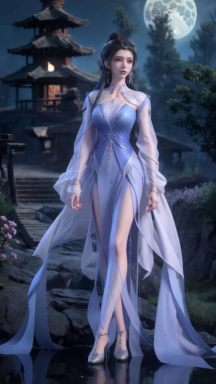 她的身影李慕婉不仅是一位令人瞩目的仙逆女神